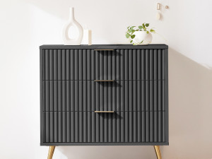 Plant temba board clothes 3 drawer chest 3D Model