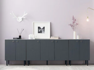 Set portaoggetti alto per soggiorno Chenus 2400 Modello 3D