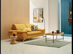 Swivel fabric sofa Modelo 3D