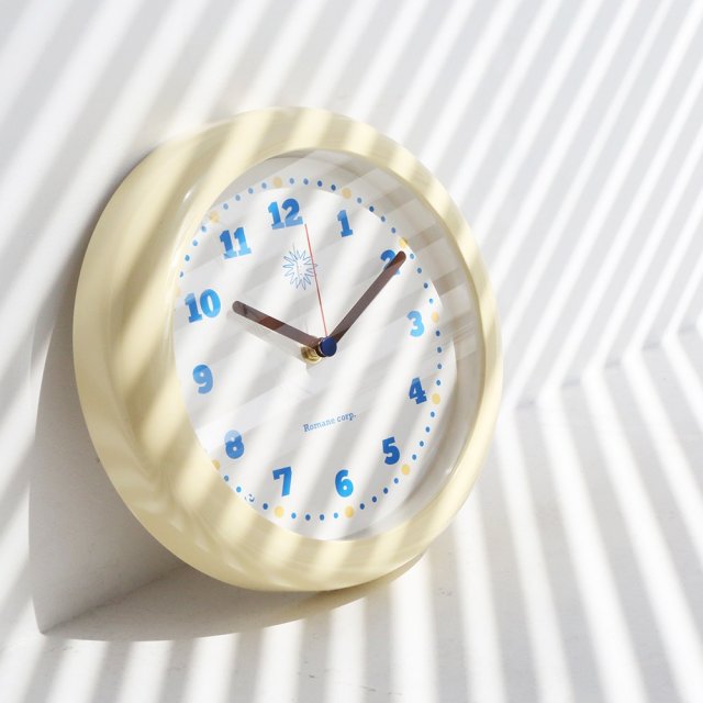 Romane creamy wall clock 3D Model .c4d .max .obj .3ds .fbx .lwo .lw .lws