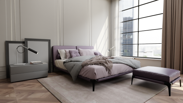 Bedroom - Interior Scene - Architectural Visualization Modelo 3D .c4d .max .obj .3ds .fbx .stl .blend 
