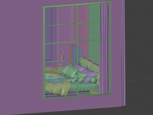 Bedroom - Interior Scene - Architectural Visualization Modelo 3D