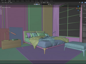 Bedroom - Interior Scene - Architectural Visualization Modelo 3D