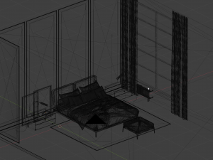 Bedroom - Interior Scene - Architectural Visualization Modelo 3D