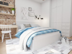 Bedroom - Interior Scene - Architectural Visualization 3D Model