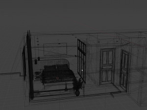 Bedroom - Interior Scene - Architectural Visualization Modèle 3D