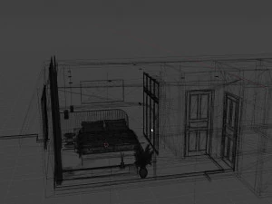 Bedroom - Interior Scene - Architectural Visualization 3D Model