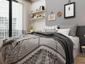 Bedroom - Interior Scene - Architectural Visualization 3D Model