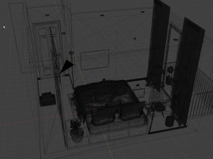 Bedroom - Interior Scene - Architectural Visualization 3D Model