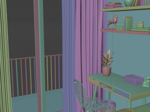 Bedroom - Interior Scene - Architectural Visualization 3D Model