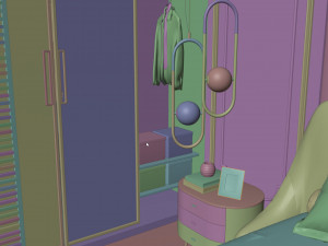 Bedroom - Interior Scene - Architectural Visualization 3D Модель