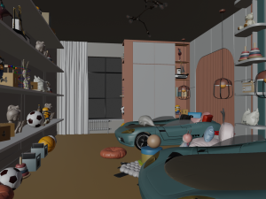 Bedroom - Interior Scene - Architectural Visualization 3D Model