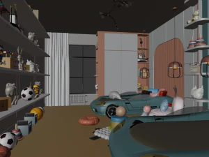 Bedroom - Interior Scene - Architectural Visualization 3D Model