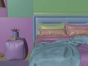 Bedroom - Interior Scene - Architectural Visualization 3D-Modell