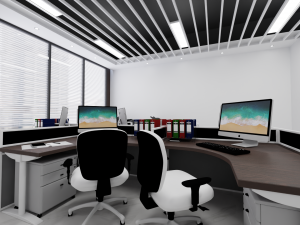 Office - Interior Scene - Architectural Visualization 3D Model