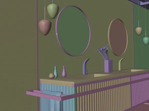 Bathroom - Interior Scene - Architectural Visualization 3D Model