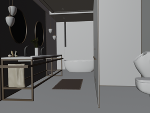 Bathroom - Interior Scene - Architectural Visualization 3D Модель
