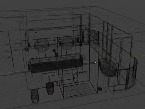 Bathroom - Interior Scene - Architectural Visualization 3D Model
