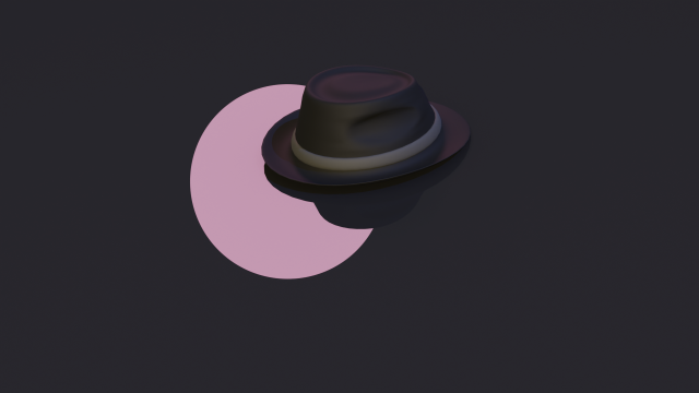 Hat Fedora 3D Модель .c4d .max .obj .3ds .fbx .stl .blend 