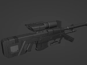 スナイパーライフル 3Dモデル