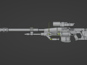 Sniper rifle Modèle 3D
