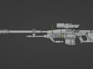 スナイパーライフル 3Dモデル