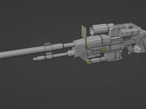 スナイパーライフル 3Dモデル