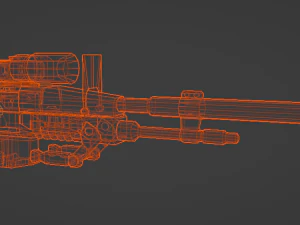 スナイパーライフル 3Dモデル