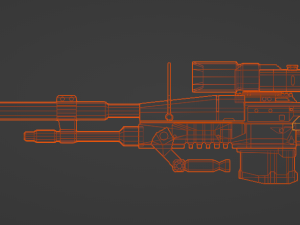 Sniper rifle Modèle 3D