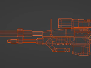 スナイパーライフル 3Dモデル