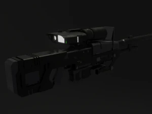 スナイパーライフル 3Dモデル