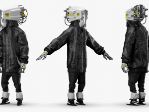 Urban Robot 3DS Max 3D Model