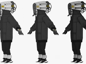 Urban Robot 3DS Max 3D Model