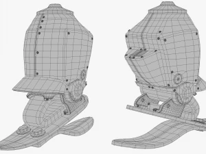 Urban Robot 3DS Max 3D Model