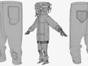 Urban Robot 3DS Max 3D Model