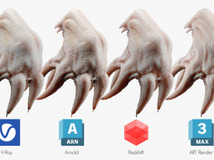 Alien Parasite 3DS Max 3D 모델