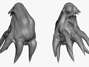 Alien Parasite 3DS Max 3D Modell