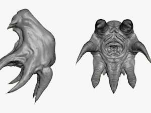 Alien Parasite 3DS Max 3D 모델