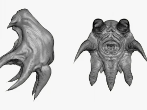 Alien Parasite 3DS Max 3D Modell