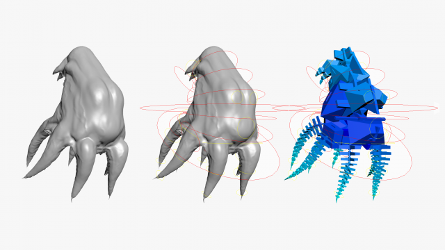 Alien Parasite Modelo 3D In Alien 3DExport