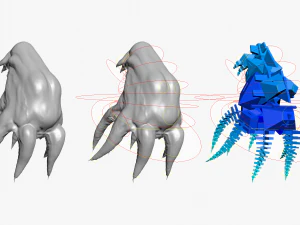 Alien Parasite 3DS Max 3D Modell