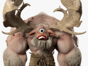 Циклоп Троль 3DS Макс 3D Модель