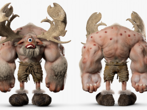 Cyclops Troll 3DS Max 3D Model