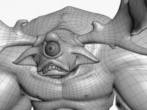 Cyclops Troll 3DS Max 3D Model