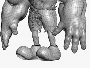 Cyclops Troll 3DS Max 3D Model