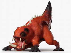 Lizard Demon 3DS Max 3D Model