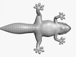 Gecko Reptile 3DS Max 3D Model