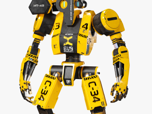 Worker Robot 3D Model