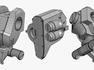 Worker Robot 3DS Max 3D Model