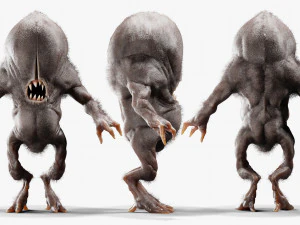 Canavar Blender'ı işaretleyin 3D Model